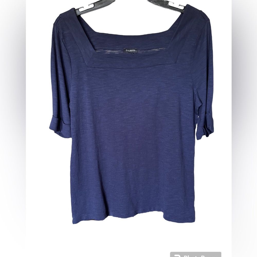 Talbots NWT Square Neck Top, M